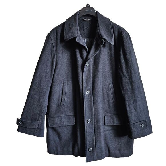 Lauren Ralph Lauren Other - Lauren Ralph Lauren Pea Coat Men’s Size 44R Wool Blend, Classic Black, Business
